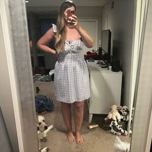 Lavender Gingham Nordstrom Rack NWT Dress